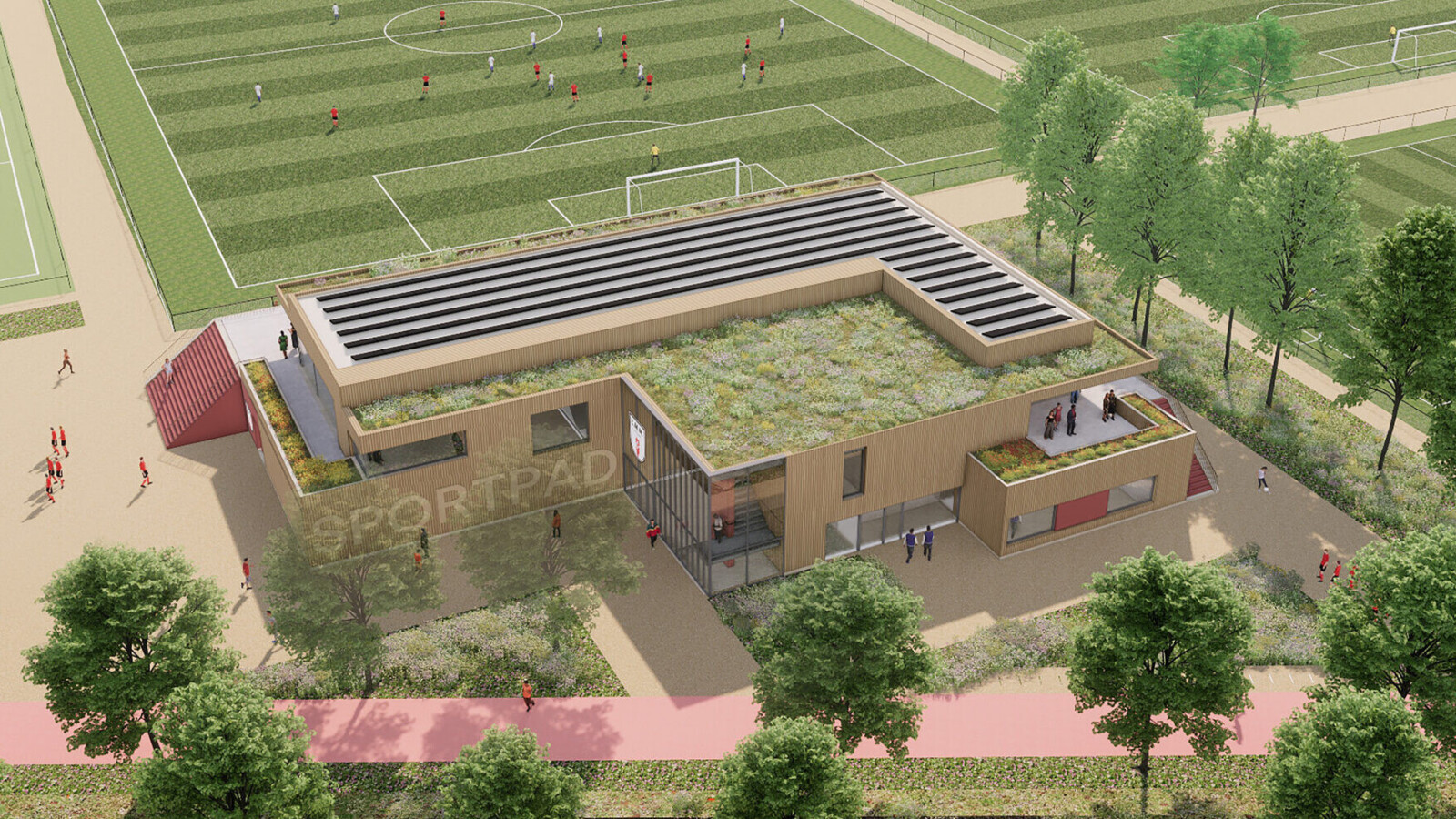 Nieuw kleed-clubgebouw EMM'21 in Roelofarendsveen